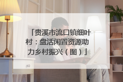 贵溪市流口镇细叶村：盘活闲置资源助力乡村振兴（图）