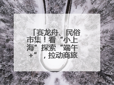 赛龙舟、民俗市集！看“小上海”探索“端午+”，拉动商旅文体大消费