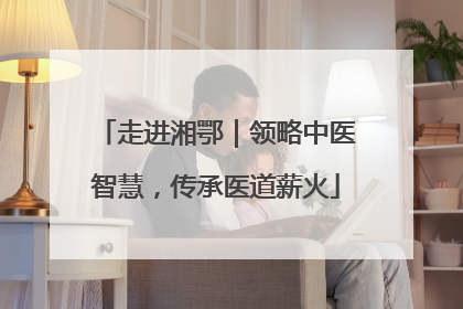 走进湘鄂｜领略中医智慧，传承医道薪火