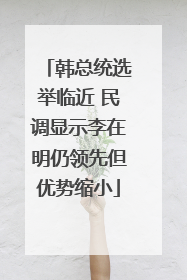 韩总统选举临近 民调显示李在明仍领先但优势缩小