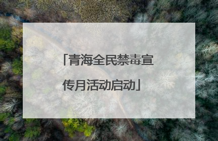 青海全民禁毒宣传月活动启动