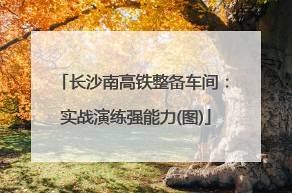 长沙南高铁整备车间：实战演练强能力(图)