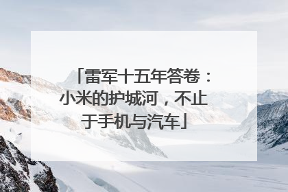 雷军十五年答卷：小米的护城河，不止于手机与汽车