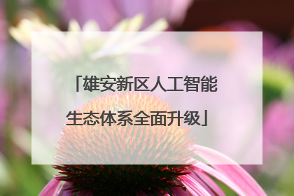 雄安新区人工智能生态体系全面升级