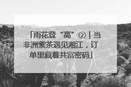 雨花登“高”②｜当非洲紫茶遇见湘江，订单里藏着共富密码