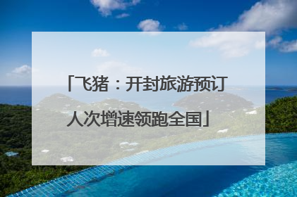 飞猪：开封旅游预订人次增速领跑全国