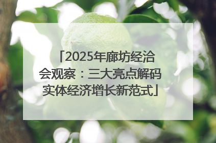 2025年廊坊经洽会观察：三大亮点解码实体经济增长新范式