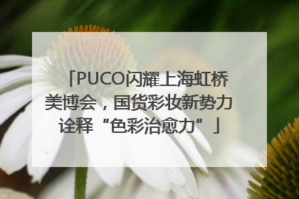 PUCO闪耀上海虹桥美博会，国货彩妆新势力诠释“色彩治愈力”